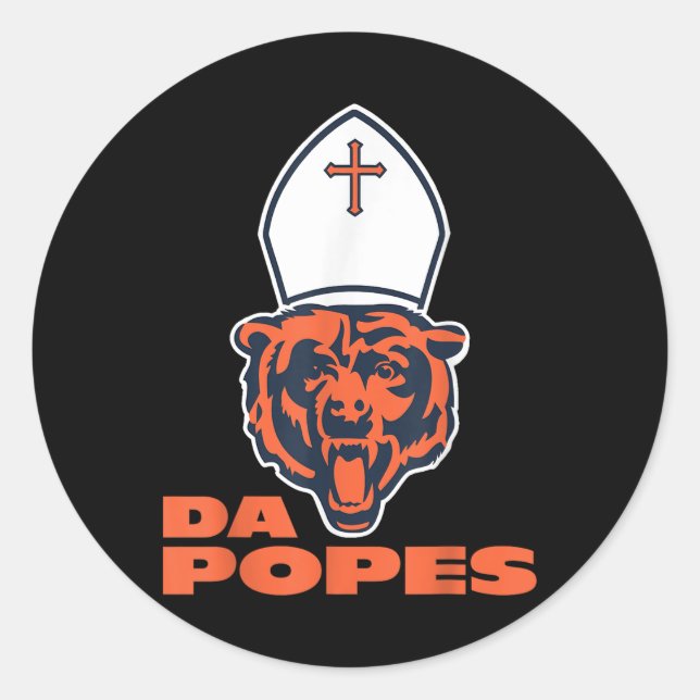 Da Pope Chicago Pope Leo  Classic Round Sticker (Front)