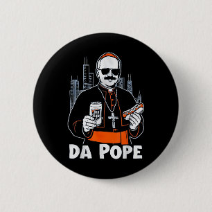 Da Pope From America Chicago Pope Leo Xiv Provost  Button
