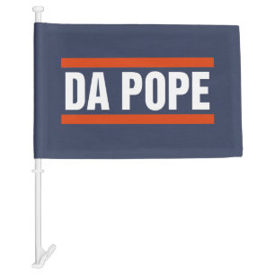 Da Pope From America Chicago Pope Leo XIV Provost Car Flag
