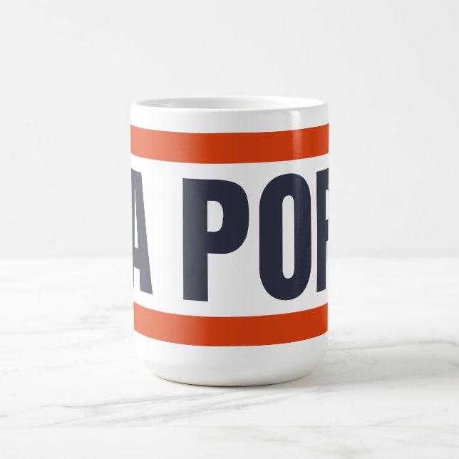 Da Pope From America Chicago Pope Leo XIV Provost Coffee Mug (Center)