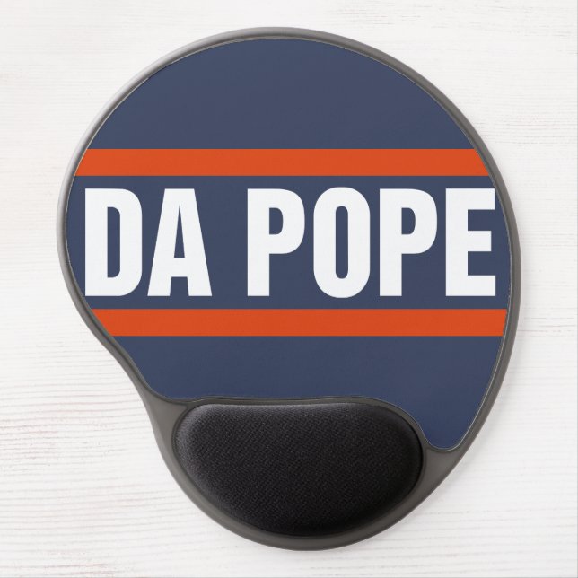 Da Pope From America Chicago Pope Leo XIV Provost Gel Mouse Pad (Front)