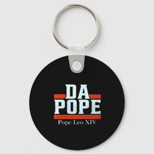 Da Pope From America Chicago Pope Leo XIV Provost Keychain