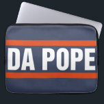 Da Pope From America Chicago Pope Leo XIV Provost Laptop Sleeve<br><div class="desc">Celebrate a historic moment in the Catholic Church with our "Da Pope From America Chicago Pope Leo XIV Provost T-Shirt." This commemorative tee honors Robert Francis Prevost, the first American-born Pope, elected as Pope Leo XIV on May 8, 2025. A proud native of Chicago, Pope Leo XIV's election has been...</div>