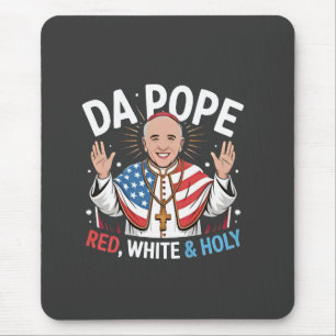 Da Pope From America Chicago Pope Leo XIV Provost Mouse Pad
