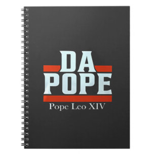 Da Pope From America Chicago Pope Leo XIV Provost  Notebook