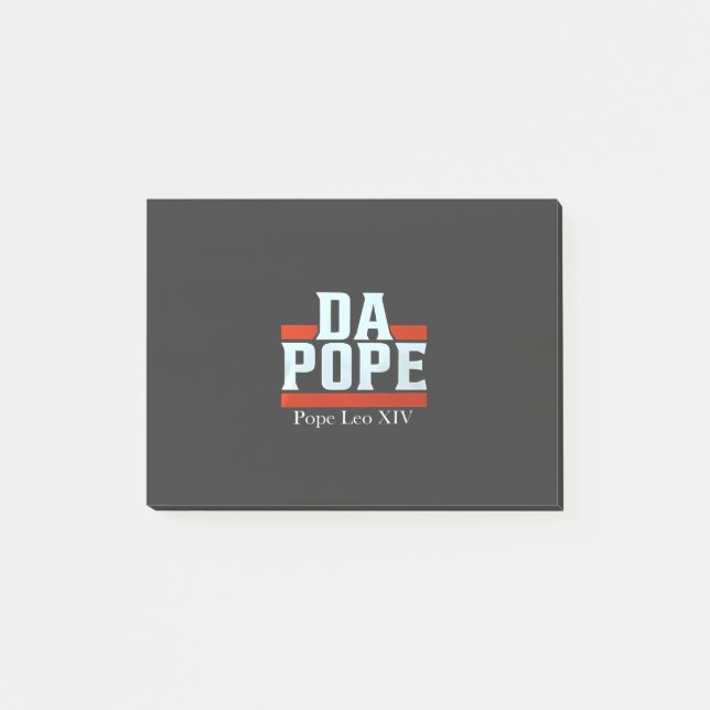 Da Pope From America Chicago Pope Leo XIV Provost  Post-it Notes (Front)