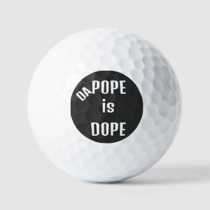 DA Pope is Dope Golf Balls