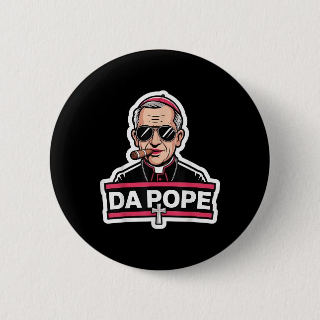 Da Pope Leo Xiv Christian Pope Robert Prevost Funn Button (Front)