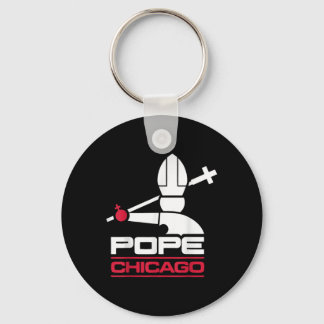 Da Pope Leo Xiv Shirt Chicago Baseball  Keychain