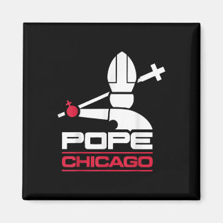 Da Pope Leo Xiv Shirt Chicago Baseball  Magnet