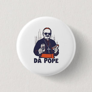 Da Pope Leo XIV Vatican 4Th of July USA  Button