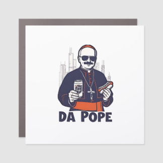 Da Pope Leo XIV Vatican 4Th of July USA Car Magnet