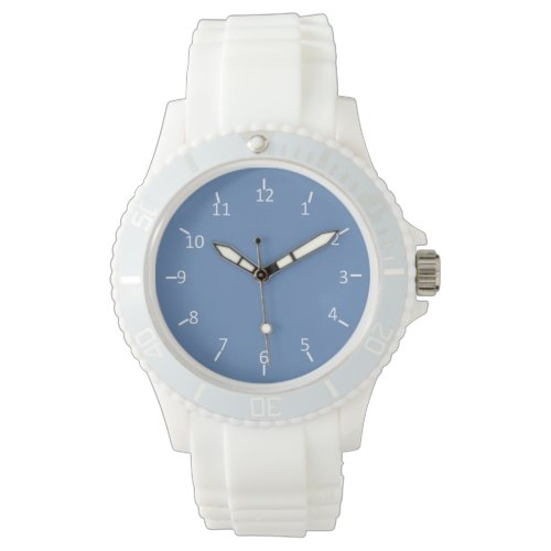 Da Powdah Blue and White 1st and 10 Watch