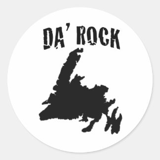 DA' ROCK CLASSIC ROUND STICKER