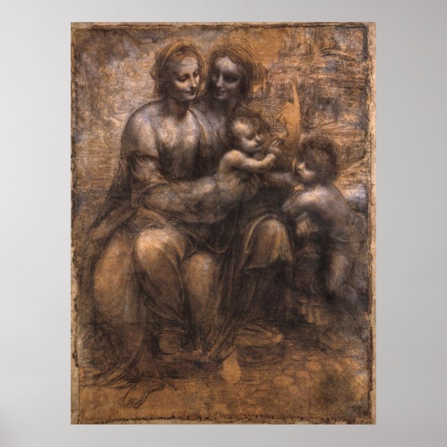 Da Vinci Burlington House Cartoon Poster (Front)