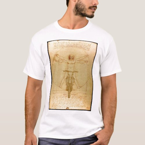 Da Vinci Dirt Bike Motocross Supercross Freestyle  T_Shirt