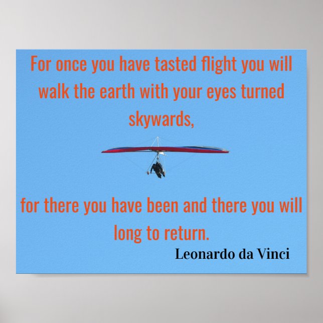 Da Vinci Flying Poem🚁✨ Budget Special  Poster (Front)