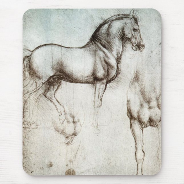 Da Vinci Horse Mouse Pad (Front)