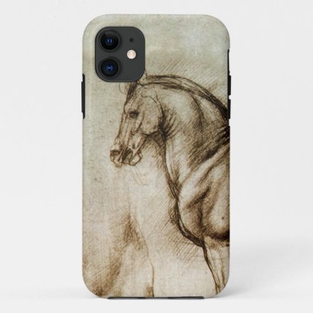 Da Vinci Horse Study Iphone Case