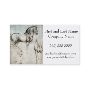 Da Vinci Horse Study Renaissance Sketch Fine Art Business Card