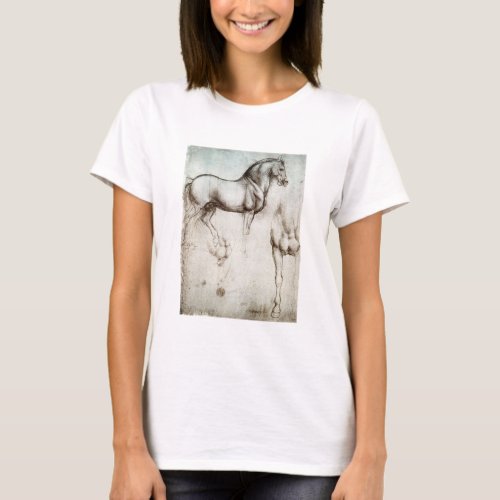 Da Vinci Horse T_Shirt