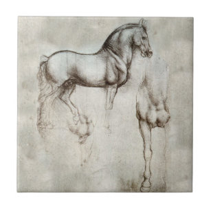 Da Vinci Horse Tile