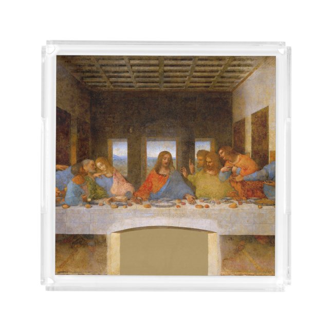 Da Vinci Last Supper Fine Art Classic Acrylic Tray (Front)