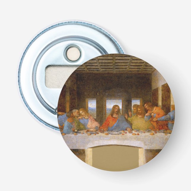 Da Vinci Last Supper Fine Art Classic Bottle Opener (Front)