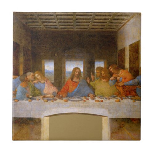 Da Vinci Last Supper Fine Art Classic Ceramic Tile