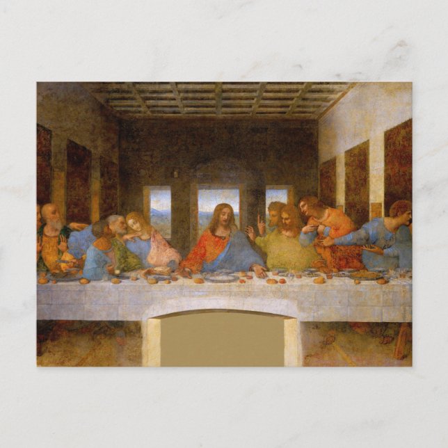 Da Vinci Last Supper Fine Art Classic Postcard (Front)