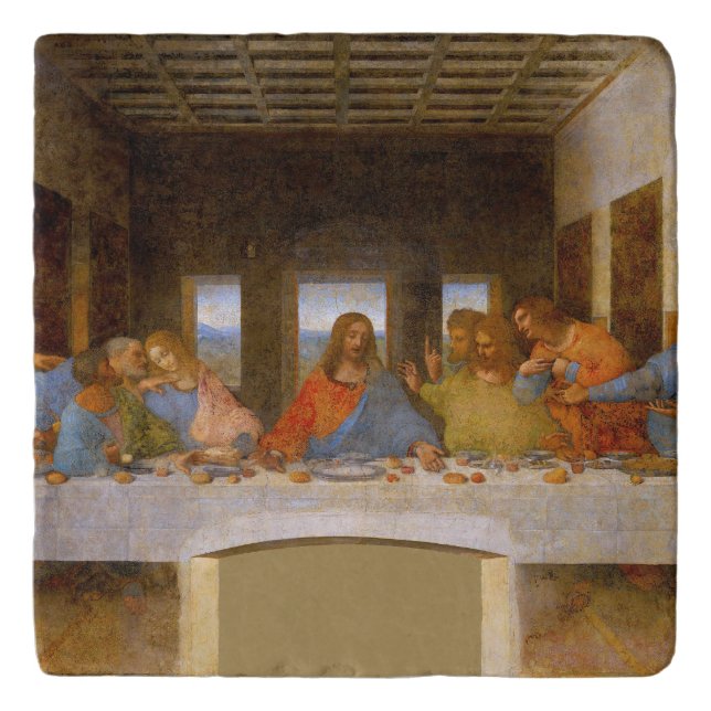 Da Vinci Last Supper Fine Art Classic Trivet (Front)