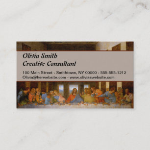 Da Vinci Last Supper Fine Art Classical Business Card