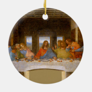 Da Vinci Last Supper Fine Art Classical Ceramic Ornament
