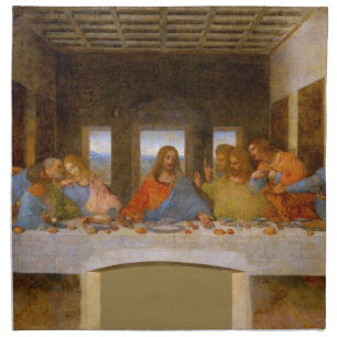 Da Vinci Last Supper Fine Art Classical Cloth Napkin