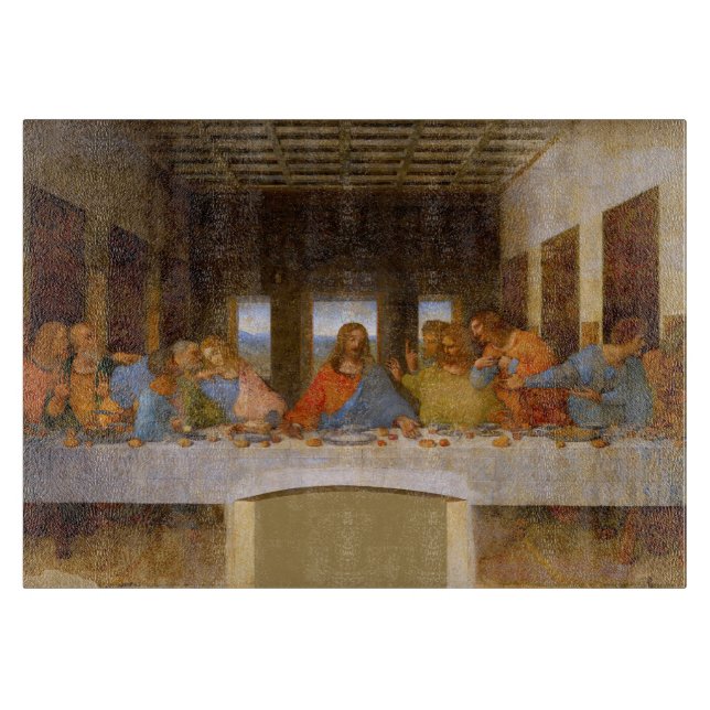 Da Vinci Last Supper Fine Art Classical Cutting Board (Front)
