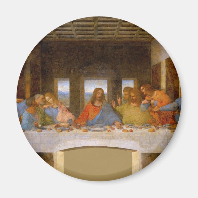 Da Vinci Last Supper Fine Art Classical Magnet (Front)