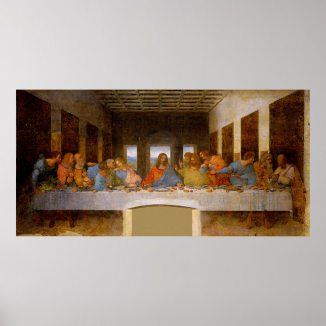 Da Vinci Last Supper Fine Art Classical Poster (Front)