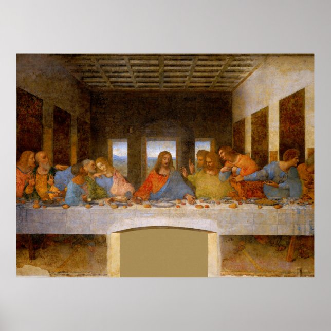 Da Vinci Last Supper Fine Art Classical Poster (Front)