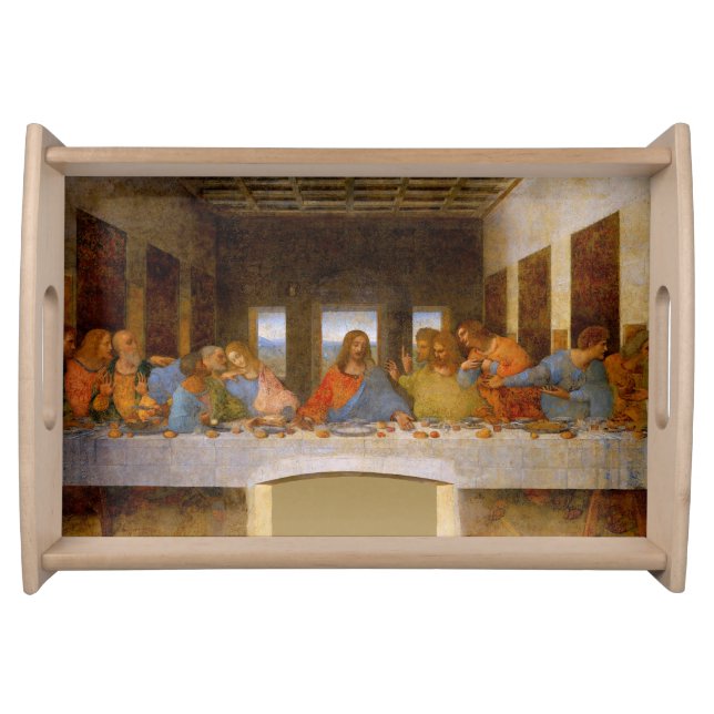 Da Vinci Last Supper Fine Art Classical Serving Tray (Front)