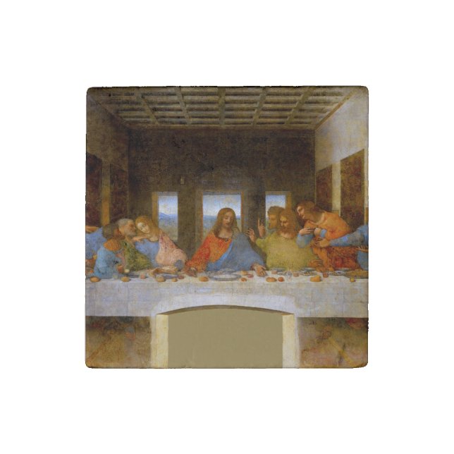 Da Vinci Last Supper Fine Art Classical Stone Magnet (First Magnet)