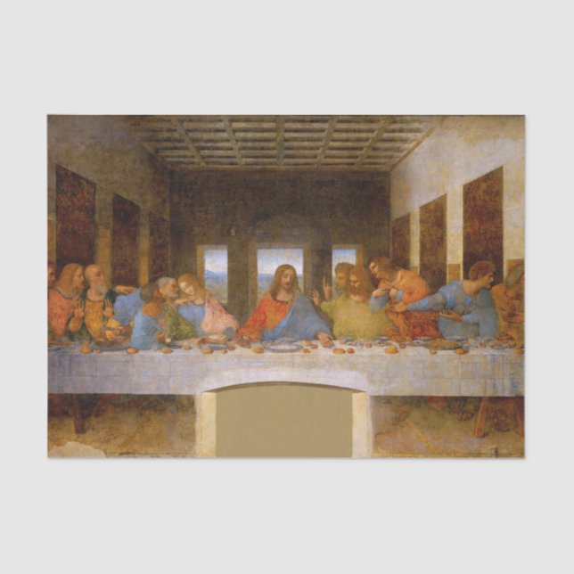 Da Vinci Last Supper Fine Art Classical Tissue Paper (Front)