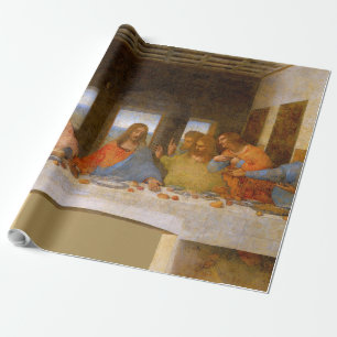 Da Vinci Last Supper Fine Art Classical Wrapping Paper