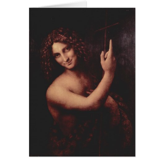 Da Vinci, Leonardo - St. John the Baptist Cards (Front)