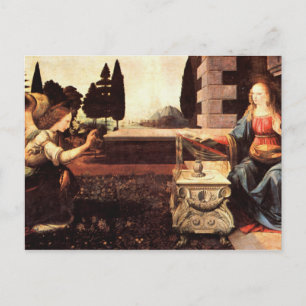 Da Vinci, Leonardo - The Annunciation Postcard