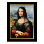 Mona Lisa Portrait / Painting Postcard | Zazzle