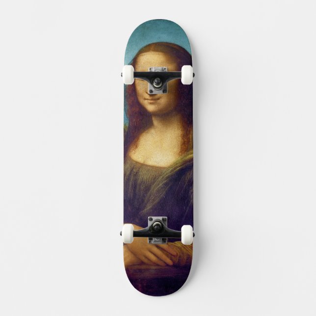 Da Vinci: Mona Lisa Skateboard Deck (Front)