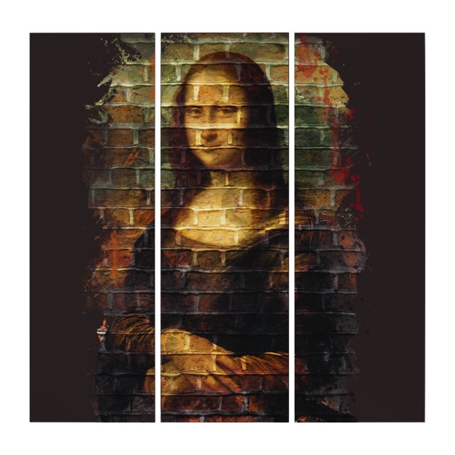 da Vinci Mona Lisa Street Art (Front)