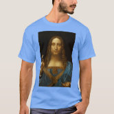 Leonardo da Vinci Salvator Mundi Black T-Shirt | Zazzle