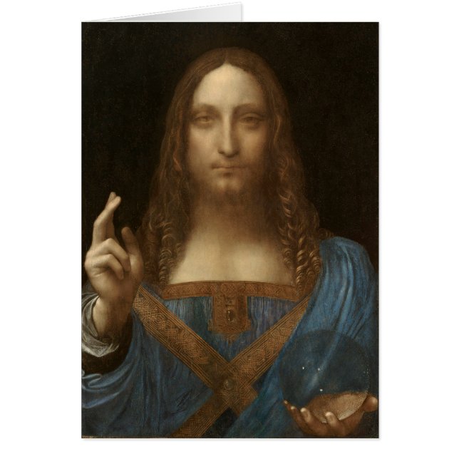 Da Vinci, Savior of the World, Salvator Mundi (Front)