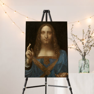 Da Vinci, Savior of the World, Salvator Mundi Foam Board
